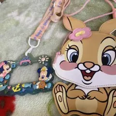 ディズニーミスバニーとミッキーパスケース