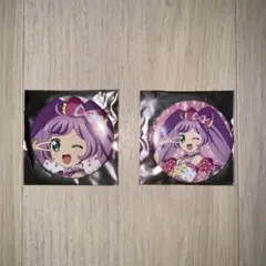 らぁら　映画缶バッジ　アイカツ！×プリパラ　2個セット