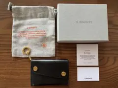 イルビゾンテ IL BISONTE コインケース 黒　箱付き