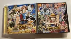 【PS】【まとめ売り】ONE PIECE グランドバトル！1と2