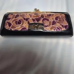 傷あり】 ピンク アナスイ ANNA SUI ファスナー長財布 ベロニカ 新品