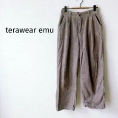 ◇terawear emu◇ コーデュロイパンツ M ブラウン 綿100％ 秋冬