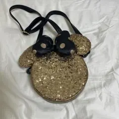 ミッキー型スパンコールバッグ