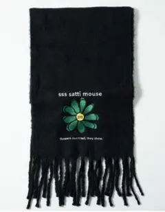 【新品未使用】sss satti mouse flower muffler