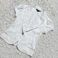 【c7422】CLÉ des ZONES テーラードジャケット ホワイト