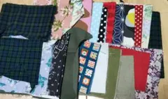 パッチワーク　はぎれ　綿生地セット（多色・プリント柄）⑥