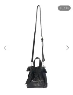 メゾンドフルール　ミニダブルリボン2wayトートバッグ