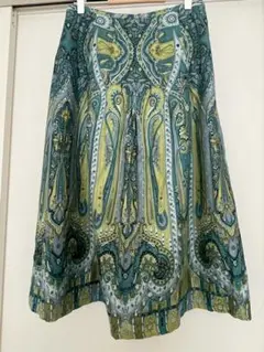 希少　DinahFlo シルク　カシミア　スカートのサムネイル