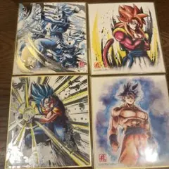 ドラゴンボール 色紙 4枚セット