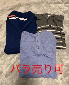 メンズ【BACK NUMBER】カーディガン&フード付ロンＴ おまとめ売り！！！