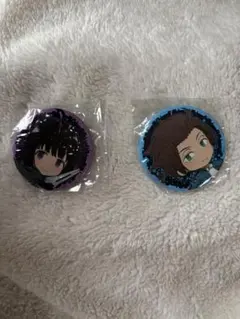 ワールドトリガー 雨取千佳 迅悠一 缶バッチ