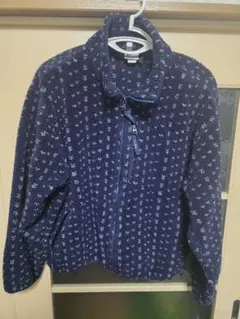 希少 美品 L.L.Bean ボア フリース ジャケット バーズアイ XL