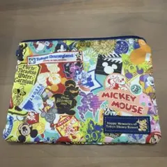 東京ディズニーランド　30周年記念　限定ポーチ　総柄　ミッキー　レア