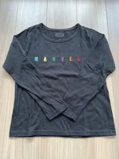 MARVEL 長袖カットソー ブラック 140