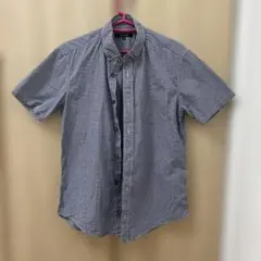 ユナイテッドアローズ　チェック柄 半袖シャツ M