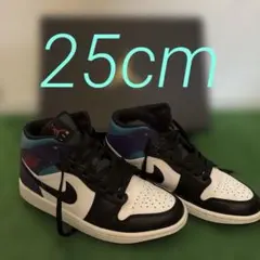 Air Jordan ハイカットスニーカー ホワイト/ブラック/パープル/ブルー