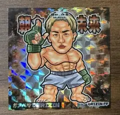 RIZIN 朝倉未来 ファイトクラブ 格闘技ステッカー ビックリマン シール