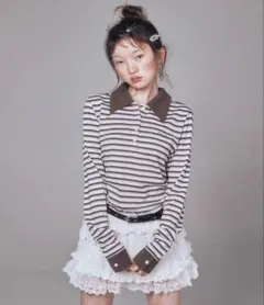 YOUHEE STRIPE LONG SLEEVE PK T-SHIRTS