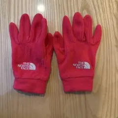 THE NORTH FACE フリース手袋 XXS 赤