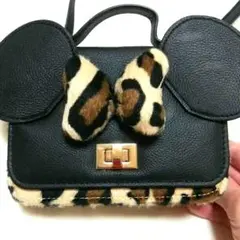 ミニーちゃんバック(ヒョウ柄)