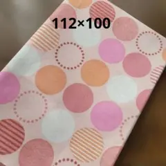 生地　ドット柄　水玉　ピンク