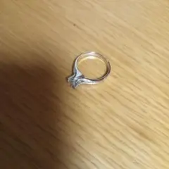 シルバーリング ダイヤモンド風