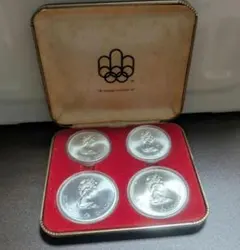 1976年 モントリオール オリンピック記念 銀貨 5ドル10ドル 4枚セットのサムネイル