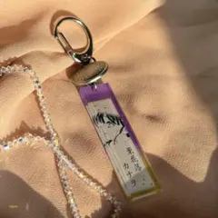 【鬼滅】栗花落カナヲ 鬼殺隊服ボタン付きアクリルチャーム