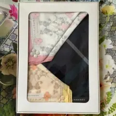 バーバリー　ハンカチ　チェック