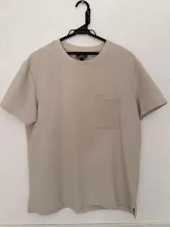 H&M ワッフル　ポケットTシャツ　ベージュのサムネイル