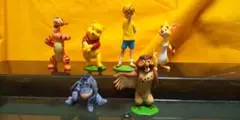ディズニー 海洋堂 チョコパーティー くまのプーさん フィギュア セット売りのサムネイル