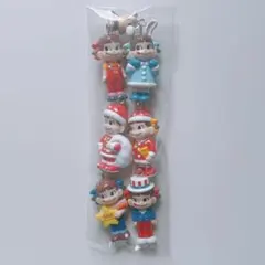 【まとめ売り】不二家 ペコちゃん ドッグ キーホルダーフィギュア7体