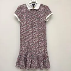 POLO RALPH LAUREN 花柄 ポロワンピース L（12-14） 刺繍のサムネイル