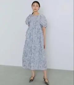 橋本環奈着用・人気カラー】リリーブラウン ペプラムジャガード