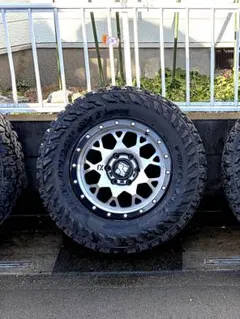 専用出品 2本 ヨコハマ ジオランダー M/T 17インチタイヤ ホイールのサムネイル