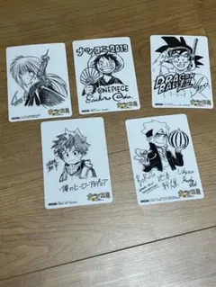 ナツコミ2019 特典クリア下敷き ワンピース ONEPIECE 他 - メルカリ