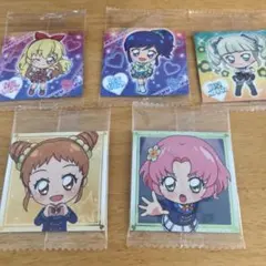 アイカツ　にふぉるめーしょん　シールウエハース　5種