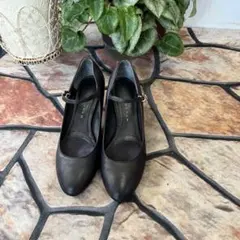 NEORHYTHM ブラック パンプス 23.5cm