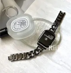 Apple Watch シングルチェーン 38/40/41mm ブラック