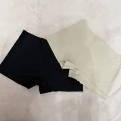 ショートパンツスタイル下着 黒・ベージュ サイズ100