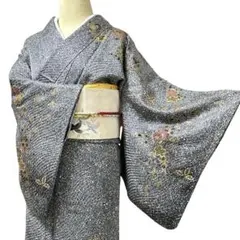 AA107愛華 着物 付け下げ 袷 染め 上品な桜文様 美品 正絹 - メルカリ