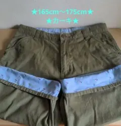 ★☆ハーフパンツ☆カーキ☆グリーン165〜175cm☆★のサムネイル