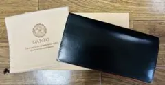 【美品】GANZO 長財布 ブラックのサムネイル