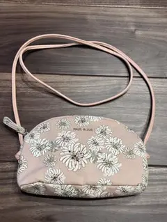 ユニクロ　PAUL & JOE 花柄　ピンク　ポシェット