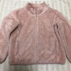 UNIQLO ファーリーフリースフルジップジャケット 130cm ピンク