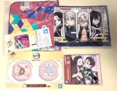 一番くじ　鬼滅の刃　タオル　　コースター　キャンバスボード