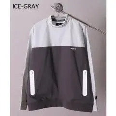 LUXE/R GOLF ストレッチ布帛プルオーバー 45932icem