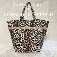 ◎極美品◎ 希少 レスポ×リーファー レオパード トートバッグ 軽量 大容量