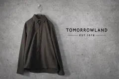 TOMORROWLAND カーキブラウンシャツ S コットンツイル　春服