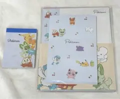ポケモン　レターセット＆メモ帳